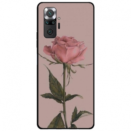 Husa personalizata tip carcasa HQPrint pentru Xiaomi Redmi Note 10 Pro, model Flowers 8, multicolor, S1D1M0141