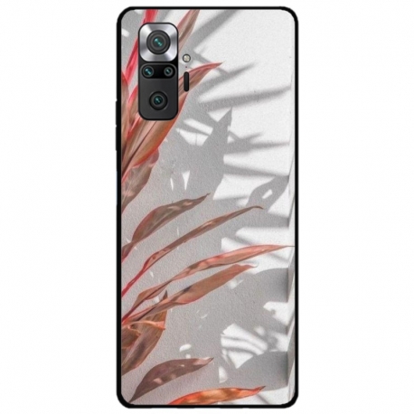 Husa personalizata tip carcasa HQPrint pentru Xiaomi Redmi Note 10 Pro, model Leaf Design 4, multicolor, S1D1M0155