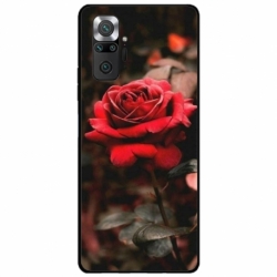 Husa personalizata tip carcasa HQPrint pentru Xiaomi Redmi Note 10 Pro, model Flowers 12, multicolor, S1D1M0160