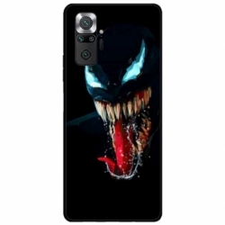 Husa personalizata tip carcasa HQPrint pentru Xiaomi Redmi Note 10, model Venom 1, multicolor, S1D1M0211