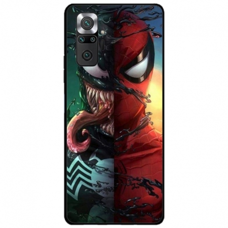 Husa personalizata tip carcasa HQPrint pentru Xiaomi Redmi Note 10 Pro, model Spiderman 5, multicolor, S1D1M0171