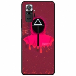 Husa personalizata tip carcasa HQPrint pentru Xiaomi Redmi Note 10 Pro, model Squid Game 6, multicolor, S1D1M0178