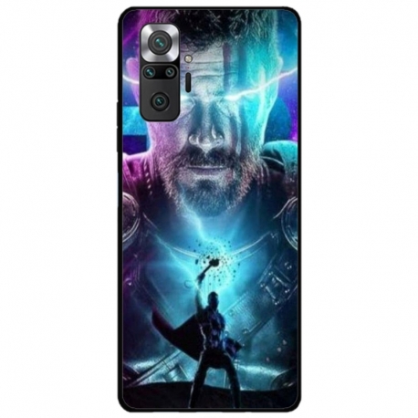 Husa personalizata tip carcasa HQPrint pentru Xiaomi Redmi Note 10 Pro, model Thor 1, multicolor, S1D1M0201