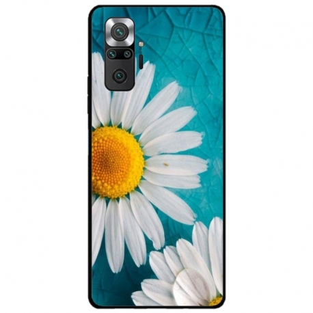 Husa personalizata tip carcasa HQPrint pentru Xiaomi Redmi Note 10, model Petunia 1, multicolor, S1D1M0235