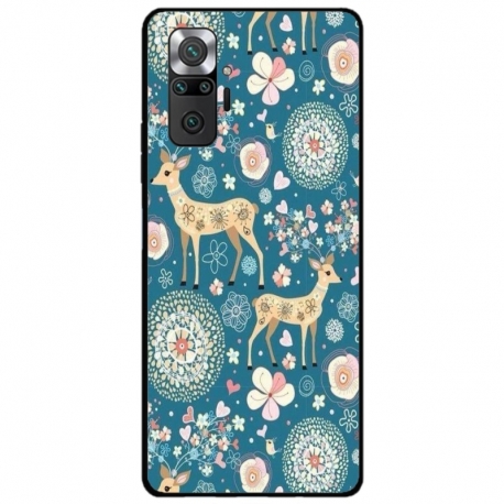 Husa personalizata tip carcasa HQPrint pentru Xiaomi Redmi Note 10, model Mandela 1, multicolor, S1D1M0254