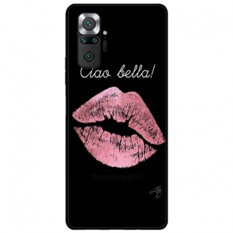 Husa personalizata tip carcasa HQPrint pentru Xiaomi Redmi Note 10, model Ciao Bella, multicolor, S1D1M0261