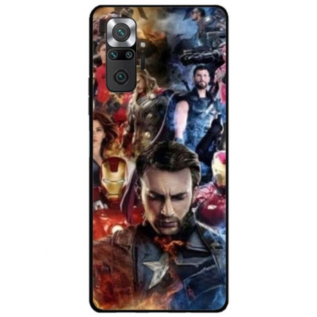 Husa personalizata tip carcasa HQPrint pentru Xiaomi Redmi Note 10 Pro Max, model Avengers Endgame, multicolor, S1D1M0009
