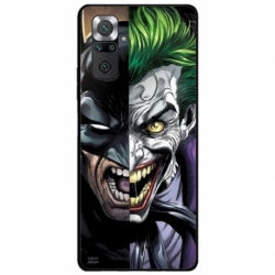 Husa personalizata tip carcasa HQPrint pentru Xiaomi Redmi Note 10 Pro Max, model Batman VS Joker, multicolor, S1D1M0012