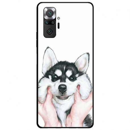 Husa personalizata tip carcasa HQPrint pentru Xiaomi Redmi Note 10 Pro Max, model Fluffy Dog, multicolor, S1D1M0033