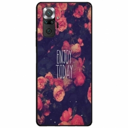 Husa personalizata tip carcasa HQPrint pentru Xiaomi Redmi Note 10 Pro Max, model Enjoy Today, multicolor, S1D1M0037