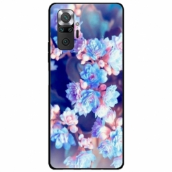 Husa personalizata tip carcasa HQPrint pentru Xiaomi Redmi Note 10 Pro Max, model Flowers 2, multicolor, S1D1M0038