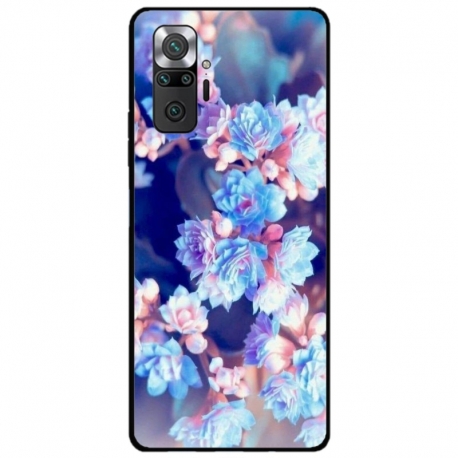 Husa personalizata tip carcasa HQPrint pentru Xiaomi Redmi Note 10 Pro Max, model Flowers 2, multicolor, S1D1M0038
