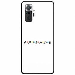 Husa personalizata tip carcasa HQPrint pentru Xiaomi Redmi Note 10 Pro Max, model FRIENDS 1, multicolor, S1D1M0043