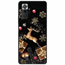 Husa personalizata tip carcasa HQPrint pentru Xiaomi Redmi Note 10 Pro Max, model Reindeer 2, multicolor, S1D1M0052
