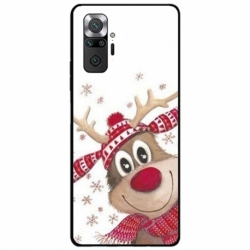 Husa personalizata tip carcasa HQPrint pentru Xiaomi Redmi Note 10 Pro Max, model Reindeer 3, multicolor, S1D1M0053
