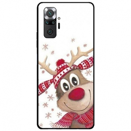 Husa personalizata tip carcasa HQPrint pentru Xiaomi Redmi Note 10 Pro Max, model Reindeer 3, multicolor, S1D1M0053