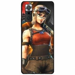 Husa personalizata tip carcasa HQPrint pentru Xiaomi Redmi Note 10 Pro Max, model Fortnite 1, multicolor, S1D1M0073