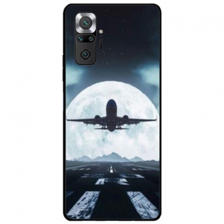 Husa personalizata tip carcasa HQPrint pentru Xiaomi Redmi Note 10 Pro Max, model Moon Landing, multicolor, S1D1M0077