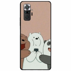 Husa personalizata tip carcasa HQPrint pentru Xiaomi Redmi Note 10 Pro Max, model Bears 2, multicolor, S1D1M0089