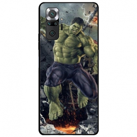 Husa personalizata tip carcasa HQPrint pentru Xiaomi Redmi Note 10 Pro Max, model Hulk 1, multicolor, S1D1M0099