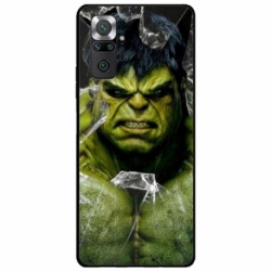 Husa personalizata tip carcasa HQPrint pentru Xiaomi Redmi Note 10 Pro Max, model Hulk 2, multicolor, S1D1M0100