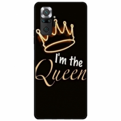 Husa personalizata tip carcasa HQPrint pentru Xiaomi Redmi Note 10 Pro Max, model Im the Queen, multicolor, S1D1M0101