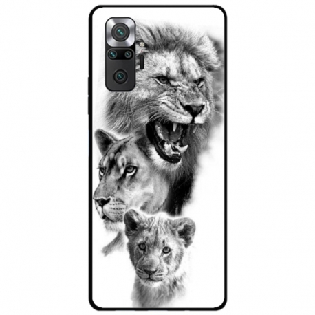 Husa personalizata tip carcasa HQPrint pentru Xiaomi Redmi Note 10 Pro Max, model Lion 3, multicolor, S1D1M0118