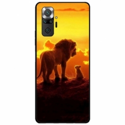 Husa personalizata tip carcasa HQPrint pentru Xiaomi Redmi Note 10 Pro Max, model Lion King 1, multicolor, S1D1M0119