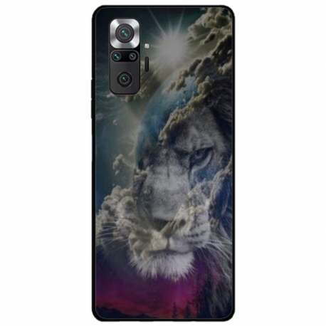 Husa personalizata tip carcasa HQPrint pentru Xiaomi Redmi Note 10 Pro Max, model Lion 4, multicolor, S1D1M0120