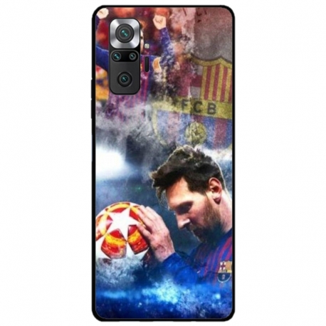 Husa personalizata tip carcasa HQPrint pentru Xiaomi Redmi Note 10 Pro Max, model Messi 1, multicolor, S1D1M0122
