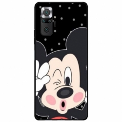 Husa personalizata tip carcasa HQPrint pentru Xiaomi Redmi Note 10 Pro Max, model Mickey 1, multicolor, S1D1M0124