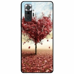 Husa personalizata tip carcasa HQPrint pentru Xiaomi Redmi Note 10, model Heart Tree, multicolor, S1D1M0293