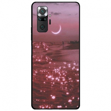 Husa personalizata tip carcasa HQPrint pentru Xiaomi Redmi Note 10 Pro Max, model Pink Sky, multicolor, S1D1M0129