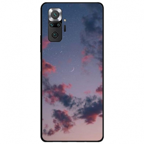 Husa personalizata tip carcasa HQPrint pentru Xiaomi Redmi Note 10 Pro Max, model Moody Sky, multicolor, S1D1M0146