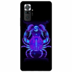 Husa personalizata tip carcasa HQPrint pentru Xiaomi Redmi Note 10 Pro Max, model Cancer, multicolor, S1D1M0147