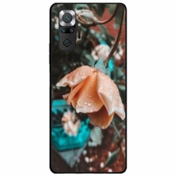 Husa personalizata tip carcasa HQPrint pentru Xiaomi Redmi Note 10 Pro Max, model Flowers 10, multicolor, S1D1M0149