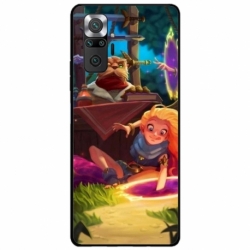 Husa personalizata tip carcasa HQPrint pentru Xiaomi Redmi Note 10 Pro Max, model Tangled, multicolor, S1D1M0150
