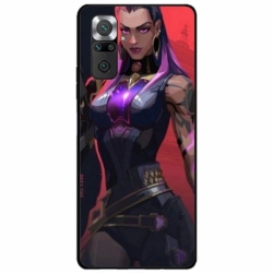 Husa personalizata tip carcasa HQPrint pentru Xiaomi Redmi Note 10 Pro Max, model Valorant, multicolor, S1D1M0157