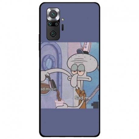 Husa personalizata tip carcasa HQPrint pentru Xiaomi Redmi Note 10 Pro Max, model Squidward 1, multicolor, S1D1M0161