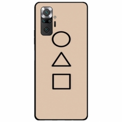 Husa personalizata tip carcasa HQPrint pentru Xiaomi Redmi Note 10 Pro Max, model Squid Game 1, multicolor, S1D1M0173