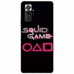 Husa personalizata tip carcasa HQPrint pentru Xiaomi Redmi Note 10 Pro Max, model Squid Game 4, multicolor, S1D1M0176