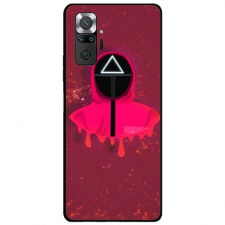Husa personalizata tip carcasa HQPrint pentru Xiaomi Redmi Note 10 Pro Max, model Squid Game 6, multicolor, S1D1M0178