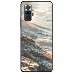 Husa personalizata tip carcasa HQPrint pentru Xiaomi Redmi Note 10 Pro Max, model Ocean Water 1 , multicolor, S1D1M0200