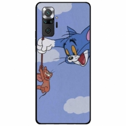 Husa personalizata tip carcasa HQPrint pentru Xiaomi Redmi Note 10 Pro Max, model Tom and Jerry 1, multicolor, S1D1M0203