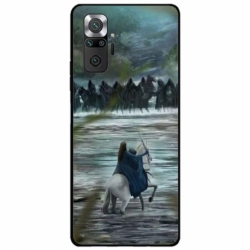 Husa personalizata tip carcasa HQPrint pentru Xiaomi Redmi Note 10, model Brave, multicolor, S1D1M0310