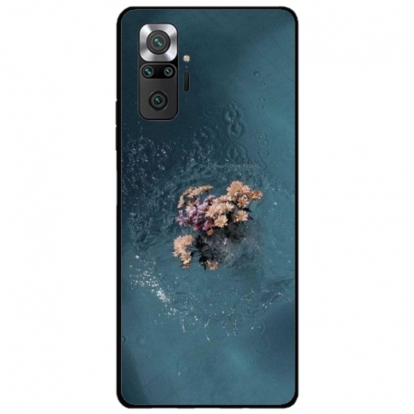 Husa personalizata tip carcasa HQPrint pentru Xiaomi Redmi Note 10 Pro Max, model Flowers 15, multicolor, S1D1M0215