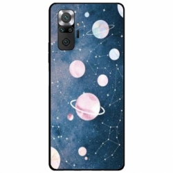 Husa personalizata tip carcasa HQPrint pentru Xiaomi Redmi Note 10, model Solar System, multicolor, S1D1M0313