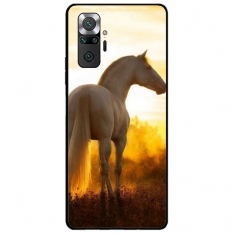 Husa personalizata tip carcasa HQPrint pentru Xiaomi Redmi Note 10 Pro Max, model Horse 2, multicolor, S1D1M0218