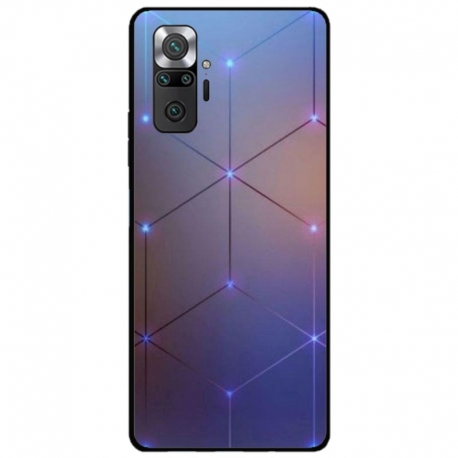 Husa personalizata tip carcasa HQPrint pentru Xiaomi Redmi Note 10, model Square, multicolor, S1D1M0315