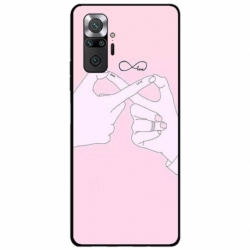 Husa personalizata tip carcasa HQPrint pentru Xiaomi Redmi Note 10 Pro Max, model Infinity Togeter, multicolor, S1D1M0251